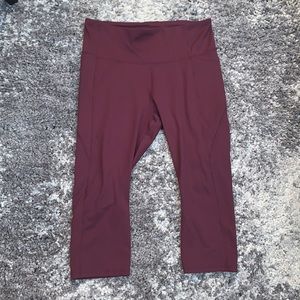 NWOT Maroon Legging - XXL